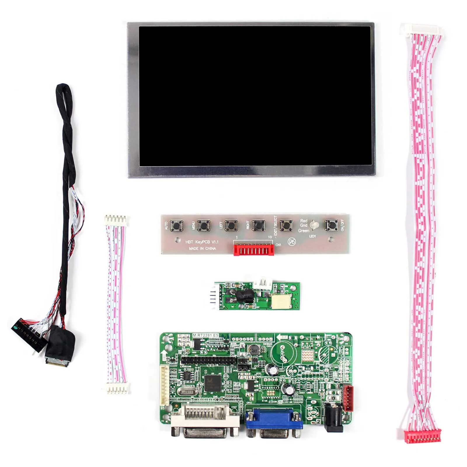 DVI VGA LCD Controller Board+5.6inch 1024x600 LTD056ET3A LCD Screen