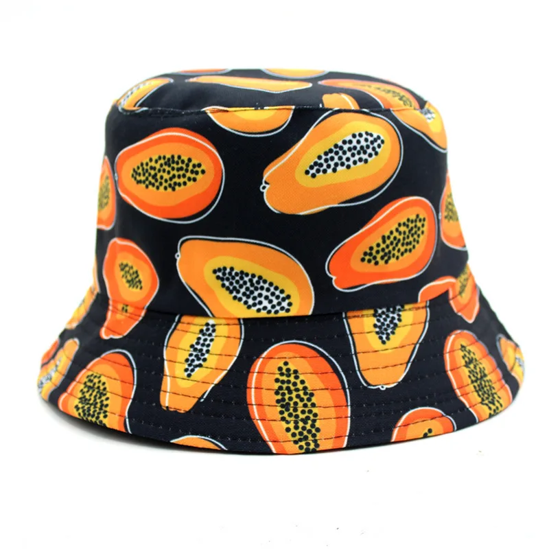 Cartoon Youthful Funny Novelty mushroom banana corn fisherman hat Outdoor Leisure Sunscreen Sun Hat Men Women bucket hats view 6