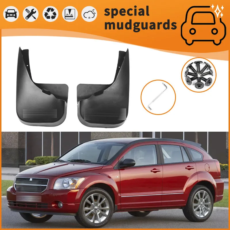 For the 07-23 Dodge Caliber Mudguards Fender Mudflaps Front Rear Flares Splash Guards Cover Car Accessorie