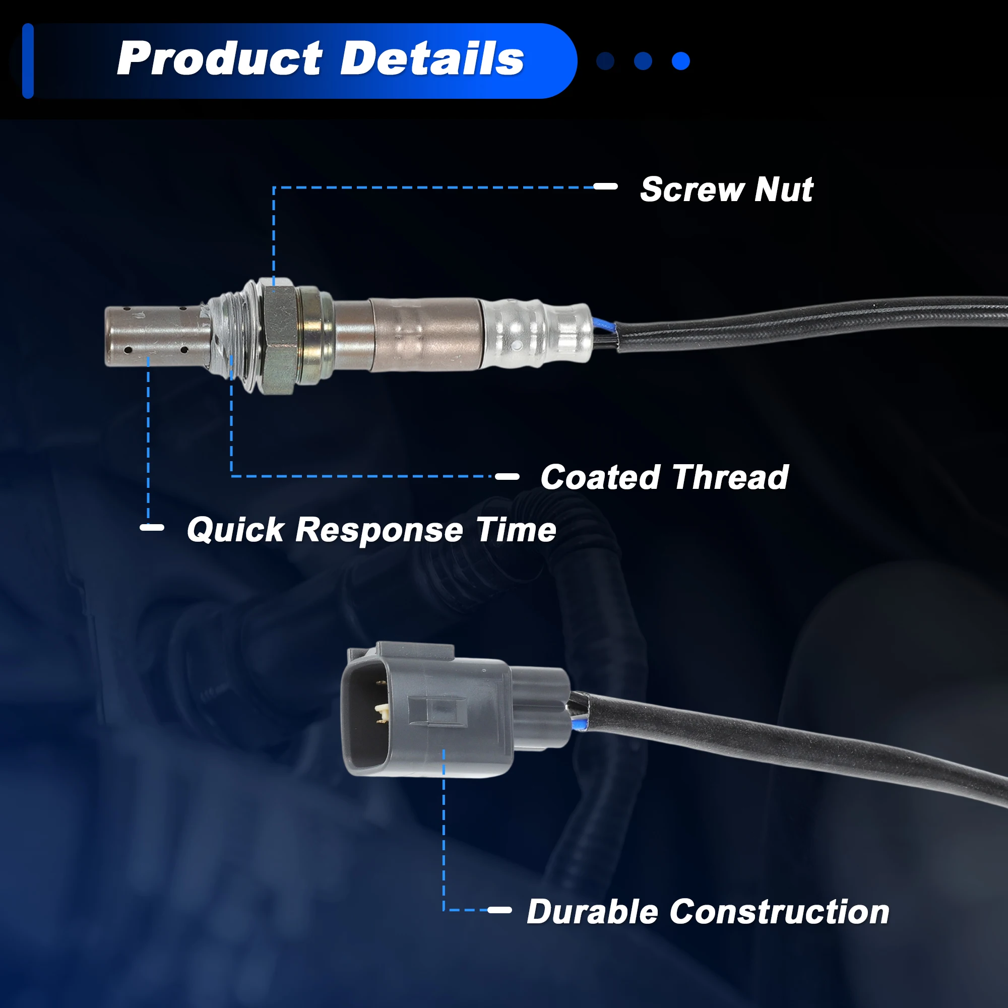 UXCELL Upstream Oxygen Sensor for Toyota Sienna Solara 3.0L V6 2001-2003 1 pcs