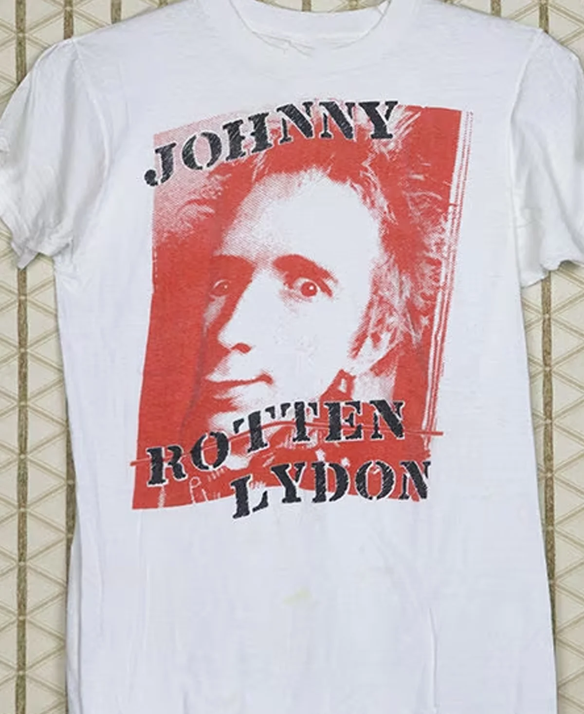 retro VTG John Lydon T-shirt white Short sleeve All sizes S-5XL 2F625