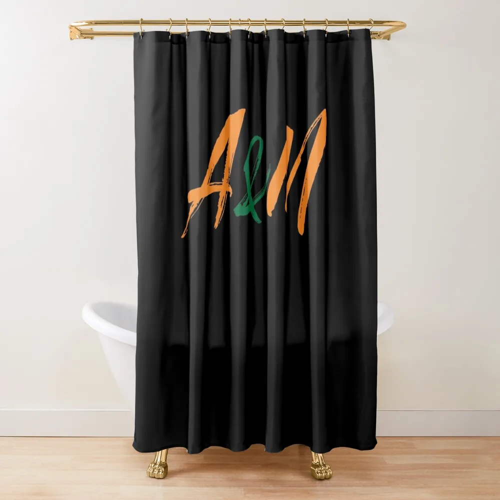 

FAMU Florida Orange and Green A&M Pride Rattlers Script Shower Curtain Bathroom And Shower Products Bathroom Showers Curtain