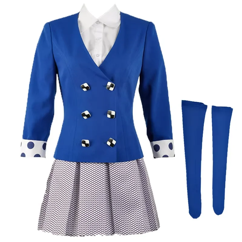 Movie Heathers The Musical Rock Chandle Mcnamara Veronica Duke Cosplay Costume Girl Stage Dress Halloween School Uniform Clothes