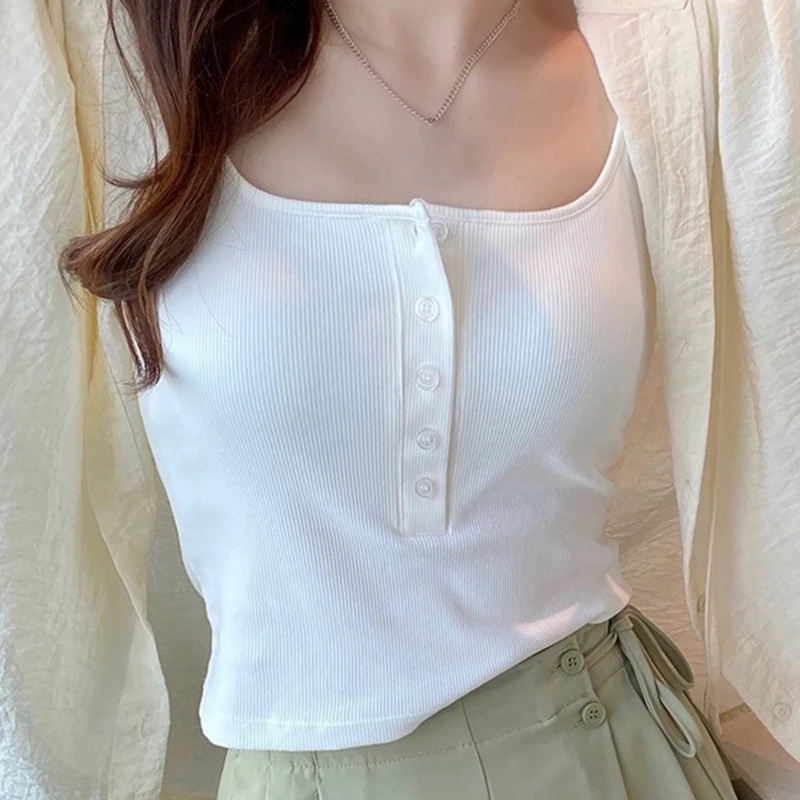 Y2k Women's Tops Backless Crop Top Sleeveless Cute Knitted Tank Top Summer Cropped Vest Female Clothing Tee Shirt image 6