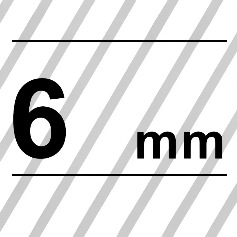 Durable Laminated Label Tape For Brother P-Touch Printer Compatible Adhesive Sticker Marker Refill For Office Management