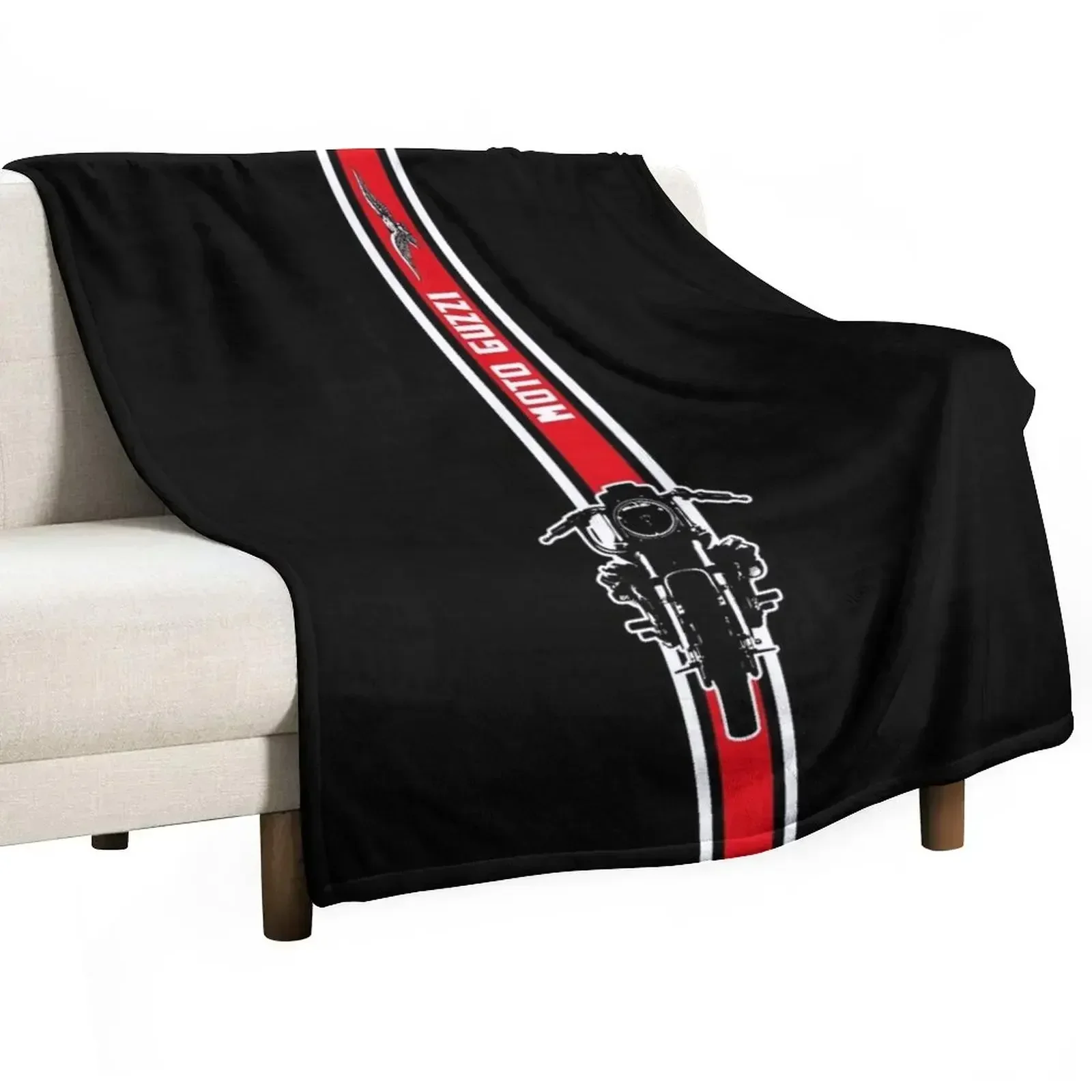 

Guzzi classic V7 vert Throw Blanket Sofa Travel Large wednesday Blankets