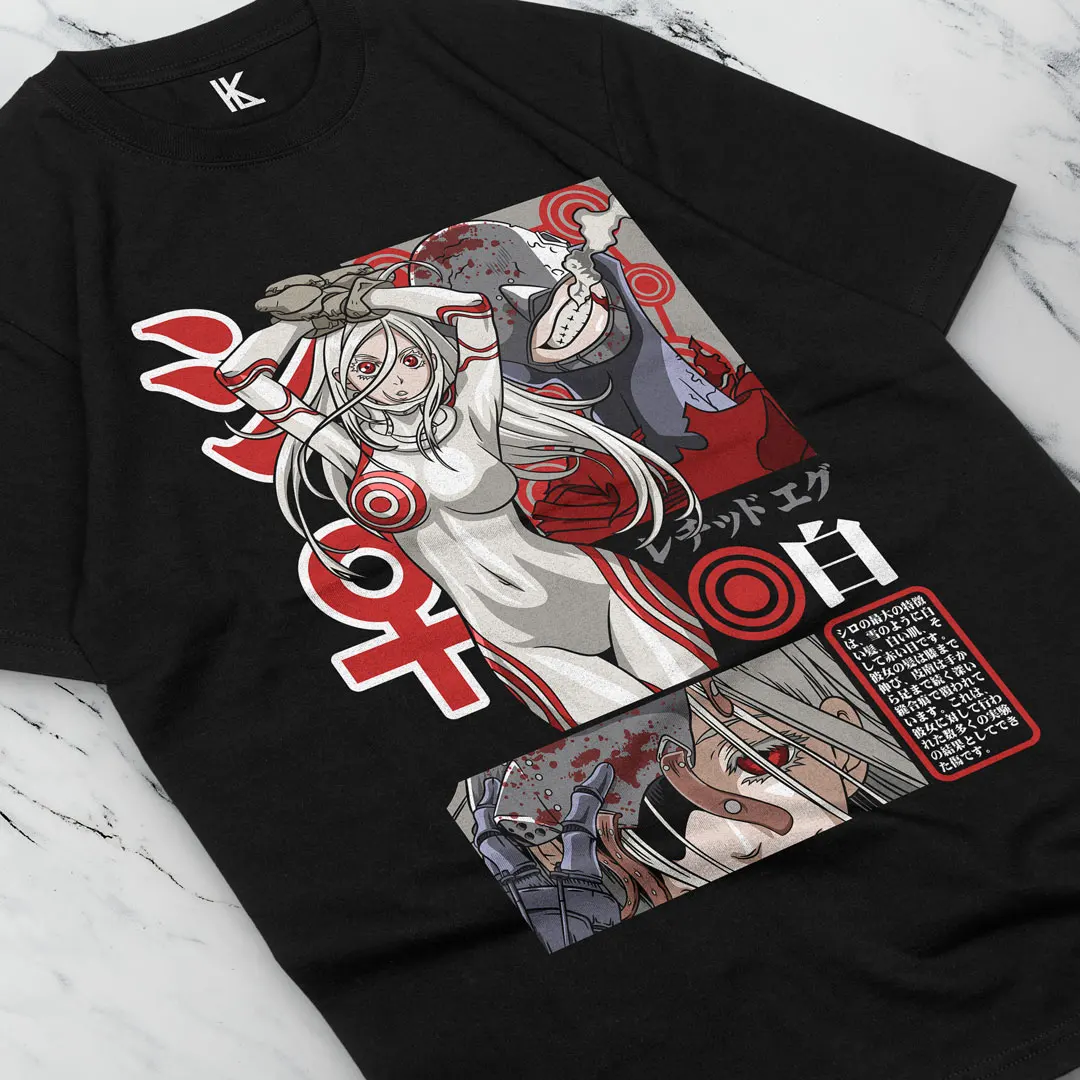 Deadman Wonderland Shiro Ganta Manga Strip Anime Tshirt T-Shirt Tee ALL SIZES