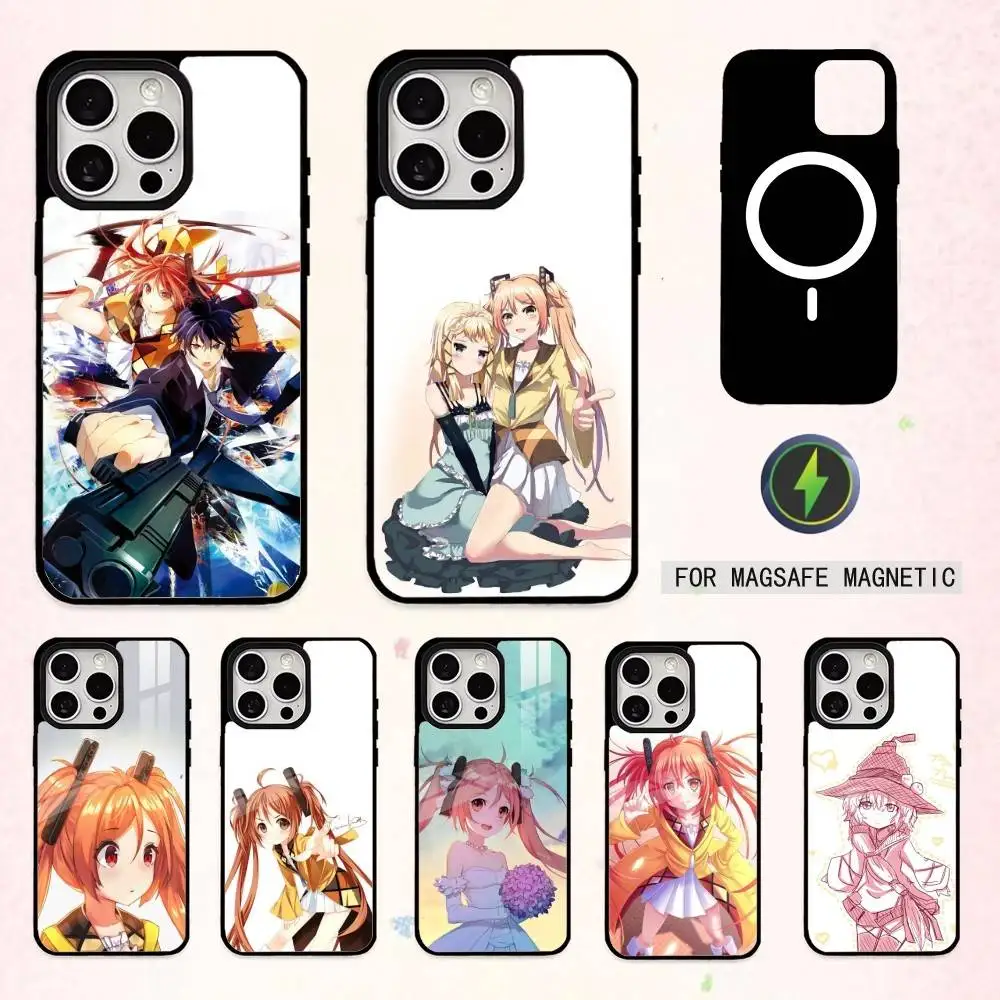 

CUTE B-Black Bullet Phone Case For iPhone17,16,15,14,13,12,11 Plus,Pro Max Magnetic For Magsafe Wireless Charging
