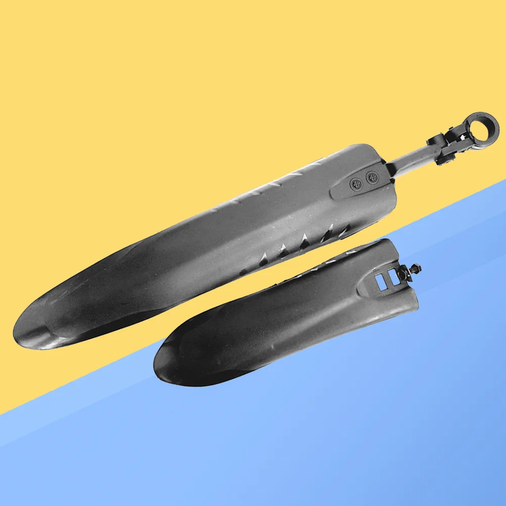 

Mountain Bike Tyre Front Rear Mudguard Set Durable Synthetic Fiber Plastic Splash Guard Easily Adjustable Angle Fits Road