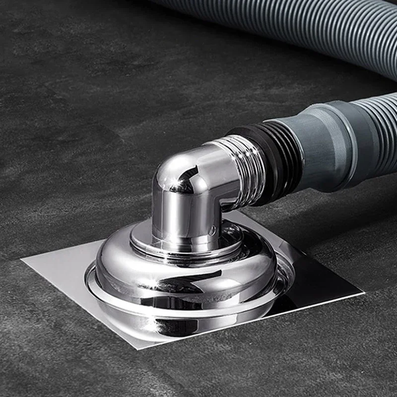 المضادة للرائحة المضادة للفائض مكافحة الحشرات مغسلة غسالة غطاء لبالوعة بالأرضية ثلاثة شق موصل ربط 2in1 الأجهزة #2