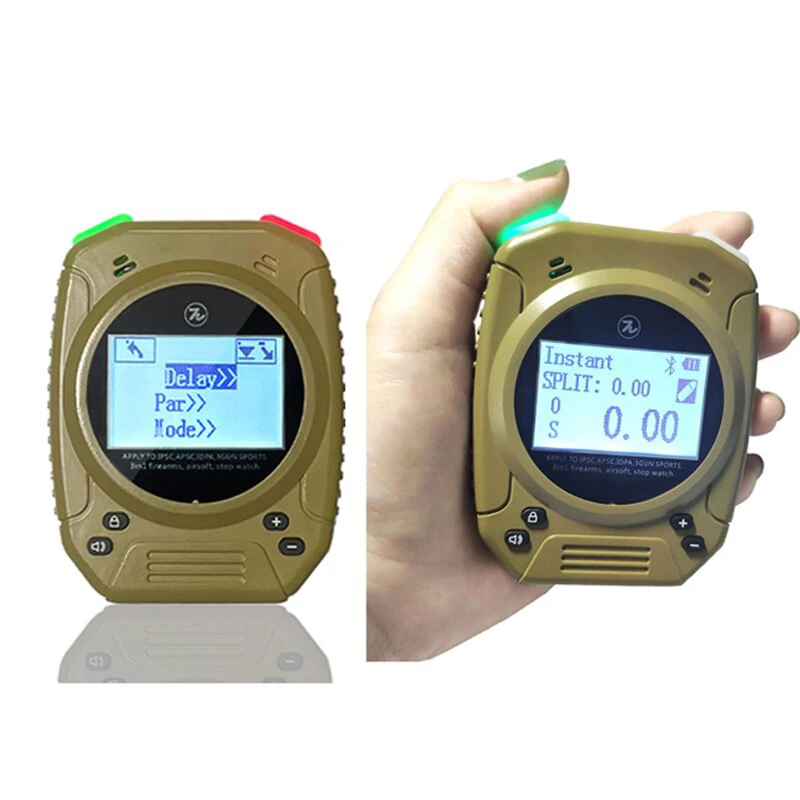 IPSC RO Pocket Shot Timer, Shooting Chronograph, Multi Tool for Firearm, Speed Meter Measurement, Bullet Shooting Tester