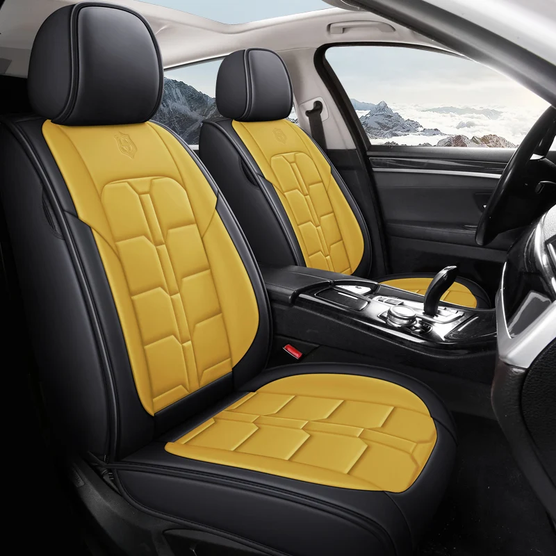 

5-Seater Premium PU Leather Car Seat Covers – Luxurious, Soft, Anti-Slip & Waterproof for All Seasons