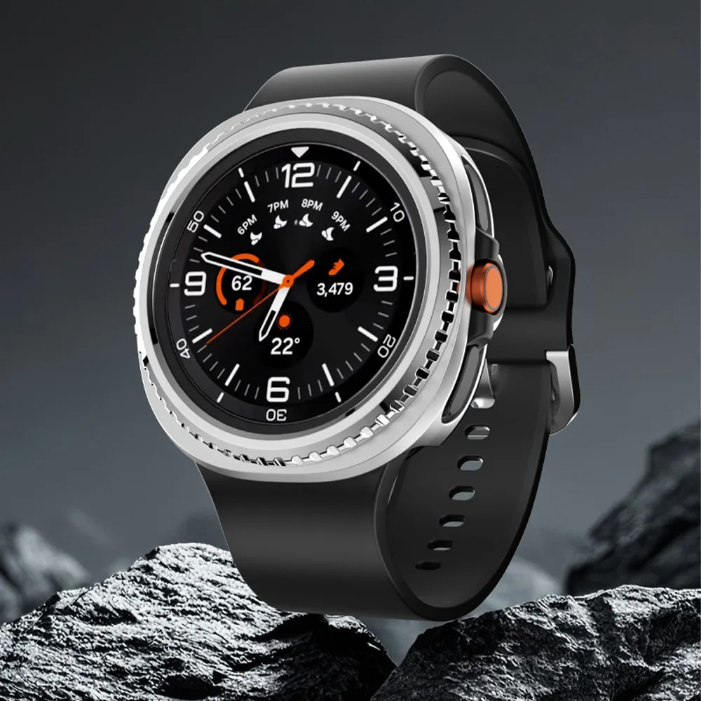 Bezel Ring+Cover Case for Samsung Galaxy Watch 8 classic 46mm Protector Hard PC Bumper Shell Galaxy Watch 8 classic protective