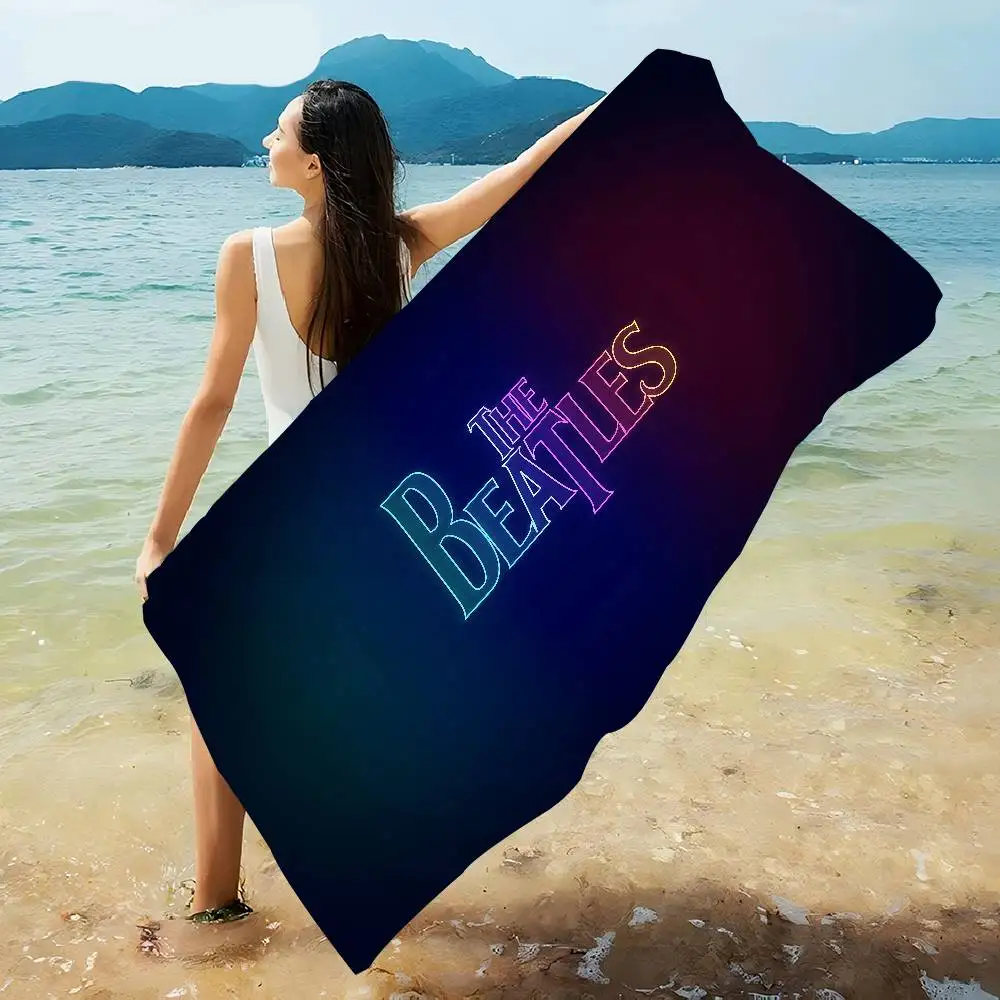 T-The-B-Beatles Rock Band Microfiber Blanket Quick Drying Beach Towels Oversized Printing Super Absorbent Pool Towel Blanket