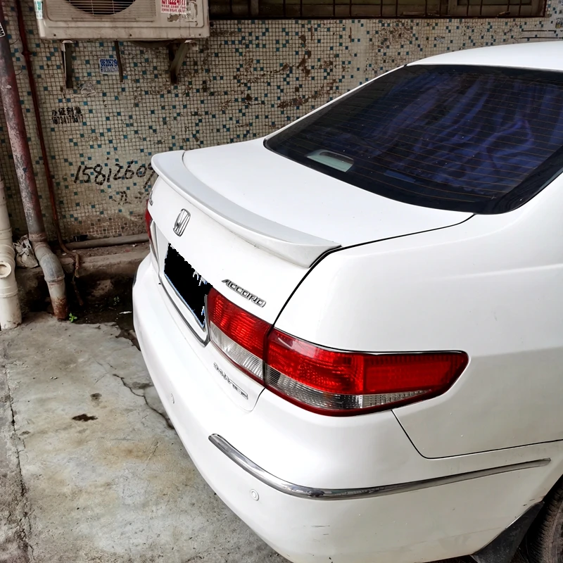 For Honda Accord  Spoiler 2003 2004 2005 2006  Accord Spoiler ABS plastic Material Car Rear Wing Color Rear Spoiler