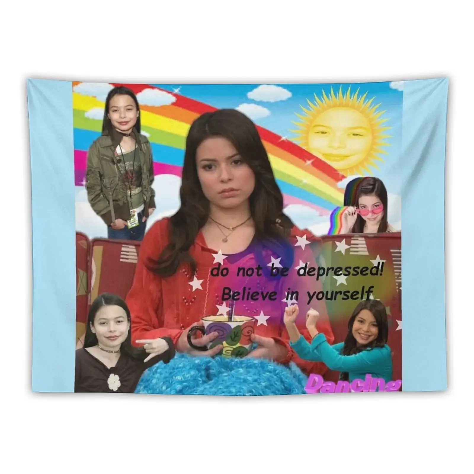 

do not be depressed!! iCarly Miranda Cosgrove recommends Tapestry Wallpaper House Decoration Home Supplies Tapestry