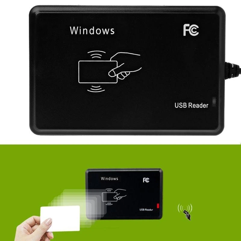 لبطاقة Mifare قارئ بطاقات IC USB Hassel 13.56MHz MF1 S50 Thin33 أفضل بيع
