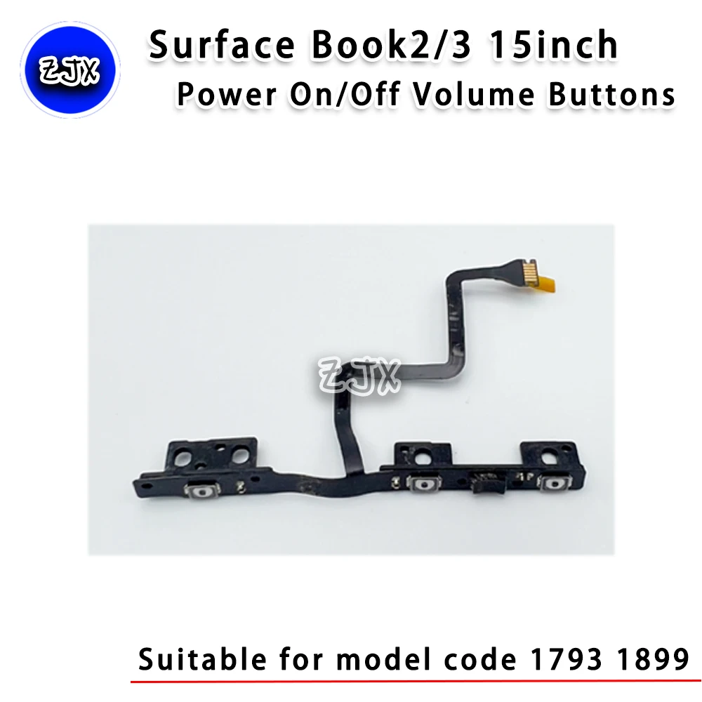 Original For Surface Book2 Book3 15inch Power Volume Button Jack Flex Cable 1899 1793