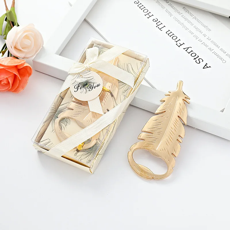 

Alloy Bottle Opener for Wedding Return Event, Raffle Small Gift, Romantic Proposal Souvenir, Angel Feather