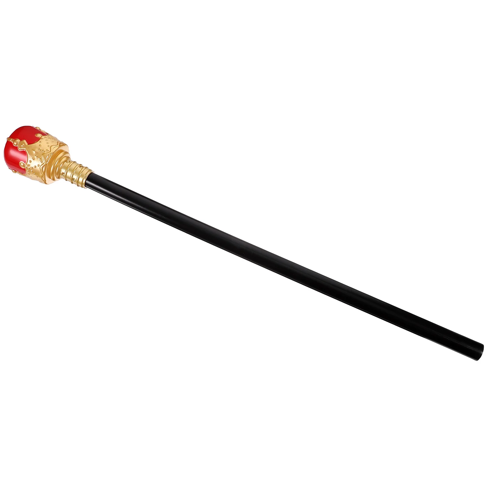 Accessorio per costume di Halloween con canna monarca Accessorio per costume di Halloween in plastica resistente per cosplay Bastone per decorazione per feste Accessorio per costume di canna di Halloween