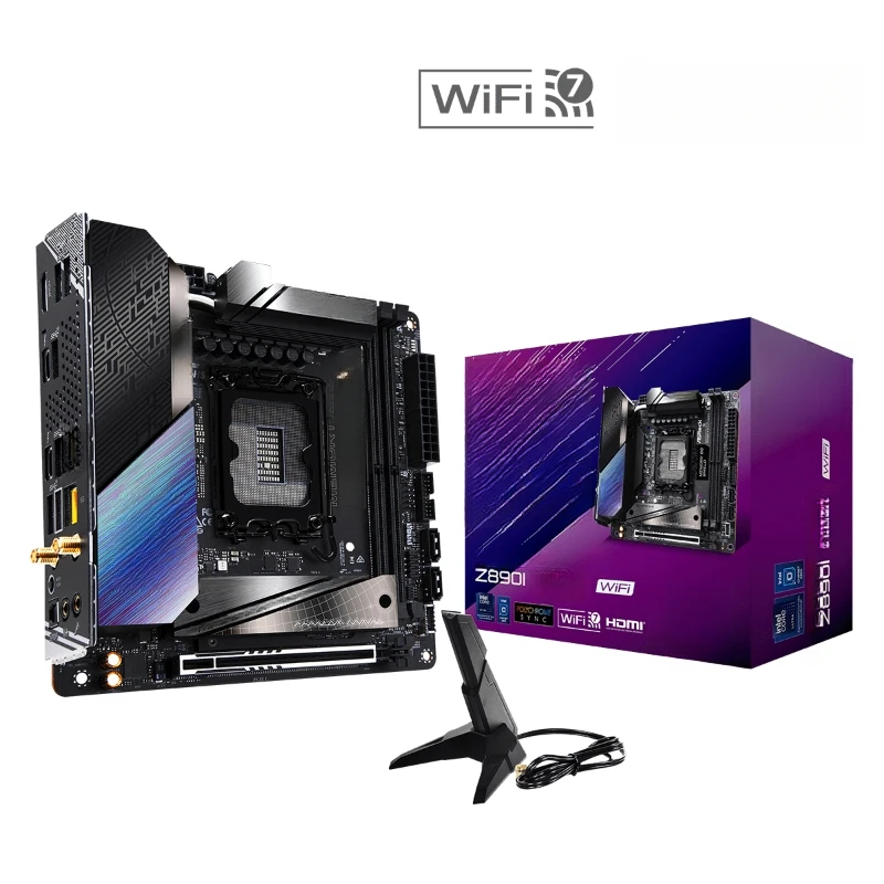 

A S R O C K Z890I NOVA WIFI Phantom Nova DDR5 Thunderbolt 4 WIFI7 main board