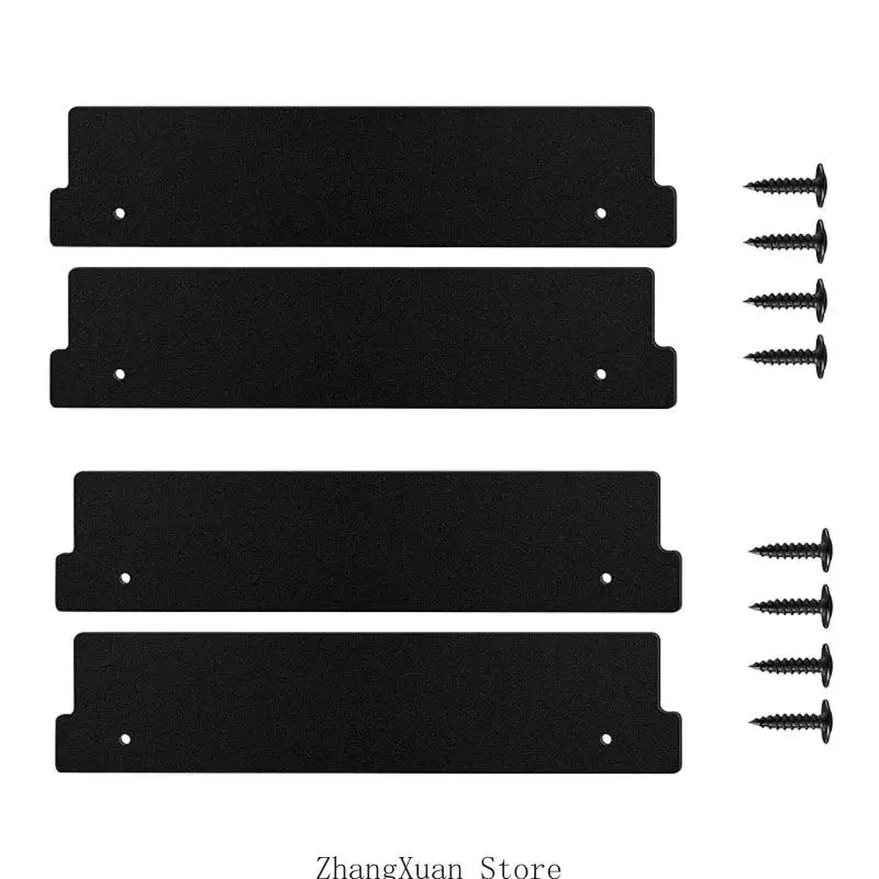 Aufschraubbare Toiletten-Sichtschutzabdeckung, schwarz, 4er-Pack, Montagesatz-Set für die Verwendung in Toiletten, 3 x – Detail 9