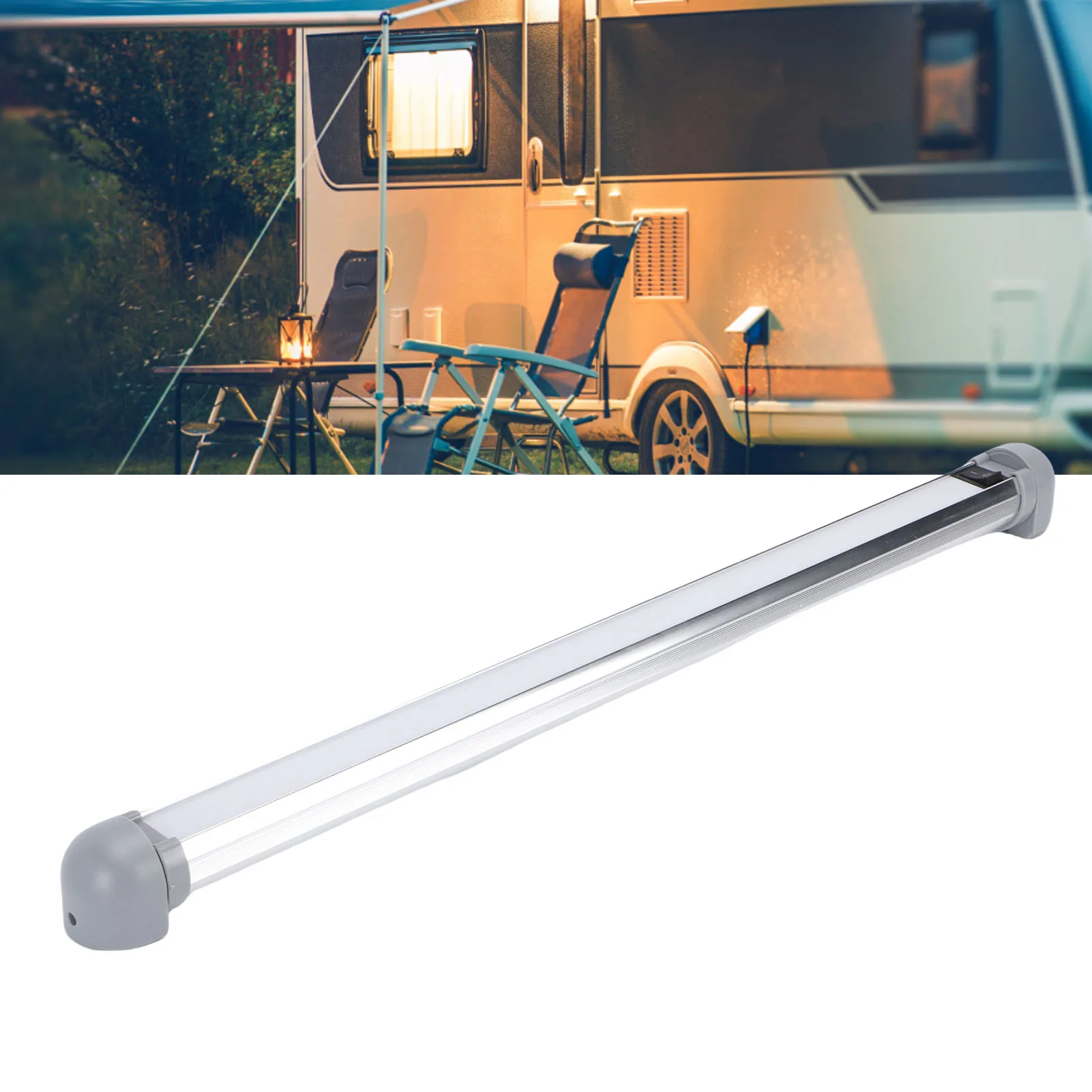 

Многофункциональный уличный светильник для автодомов, светодиодный светильник для навеса и веранды, 180 ° Поворотный светодиодный светильник для наружного освещения кемпинговых прицепов и тракторов