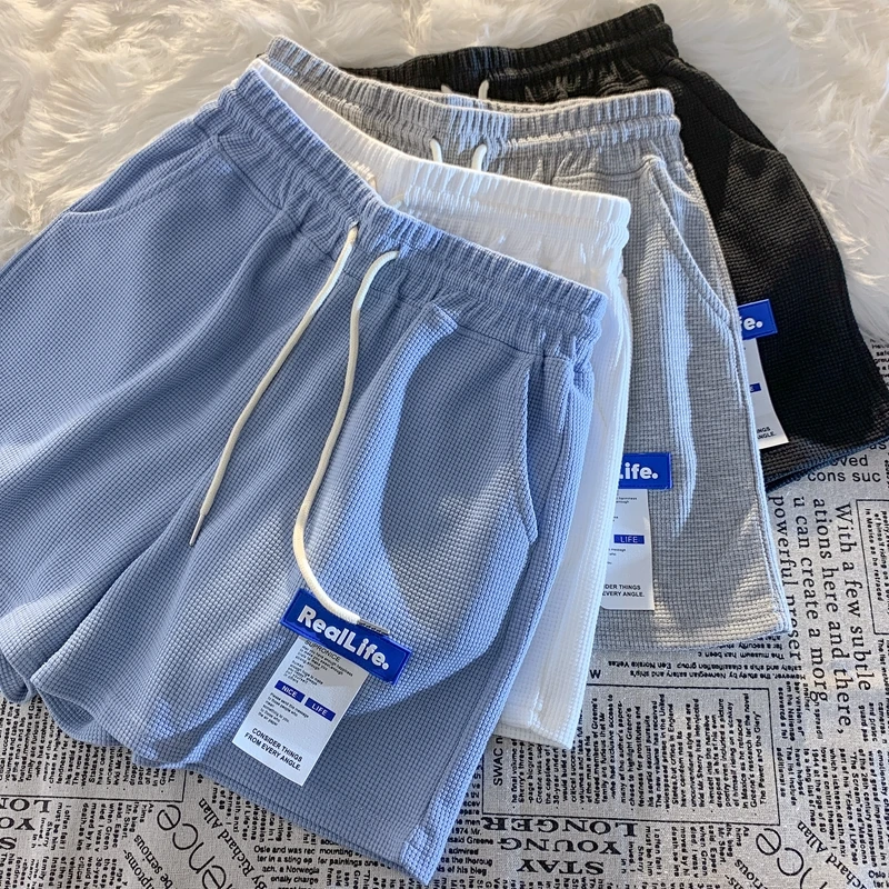 Plones Cortos de Cintura Alta y Pierna Ancha para Mujer, Estilo Deportivo Informal, Estilo Coreano, Nuevo Diseño de Veran...