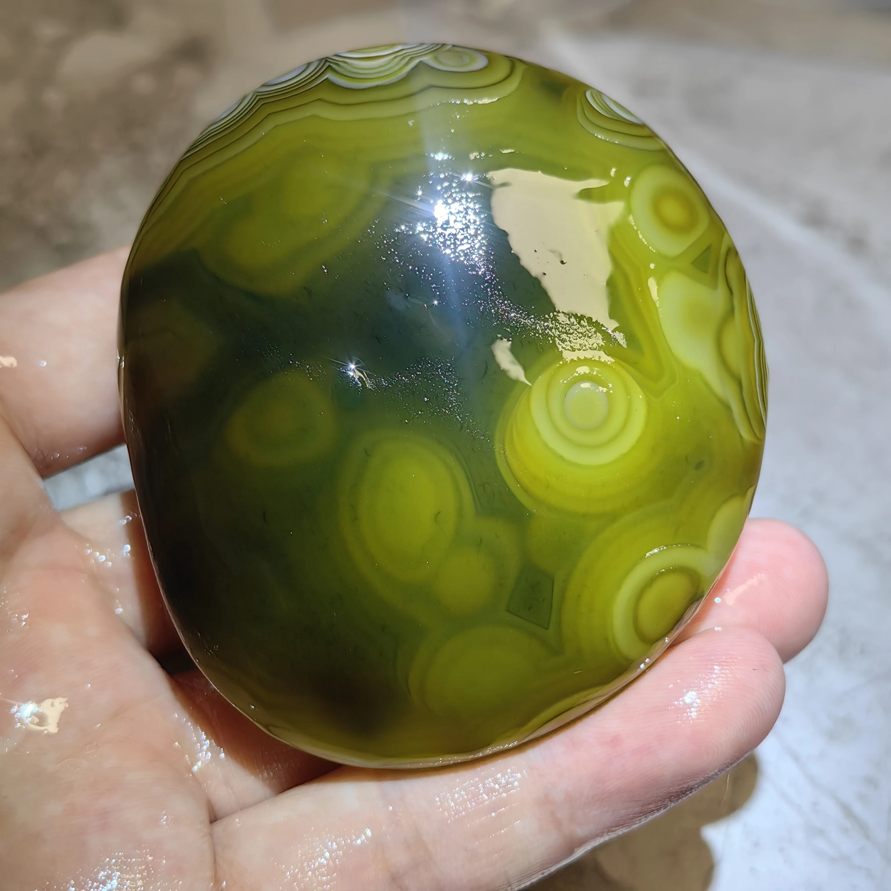 Natural Gobi Divine Eye Agate Wishing Rough Stone Colorful DIY Jewelry Making Rare Gobi Agat Chakra Reiki Healing Good Luck