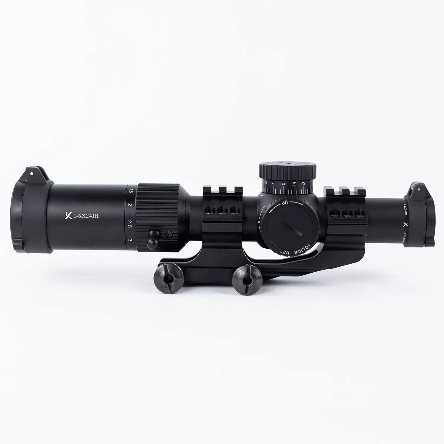 KARRINA 1-6x24 IR SFP Riflescope Red Illumination Hunting Rifle scope Wide Field of View Design For AR 15 .223 5.56