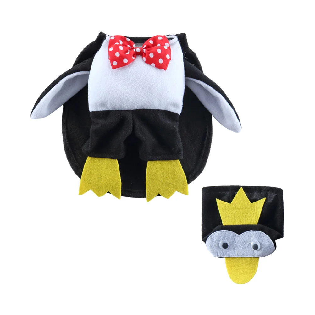 

Pet Transformation Costume Party Cat Cloak Halloween Dress up Decorative Dog Penguin Style Apparel Accessories Cosplay Puppy