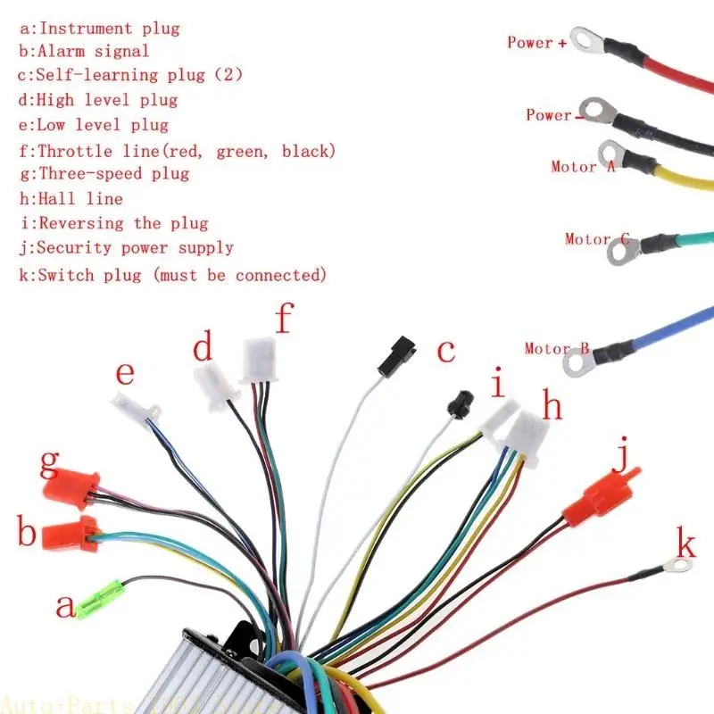 

E21C 48-72V 1500W 4 In 1 E-Bicyle Scooter Brushless Intelligent Dual Modes Controller