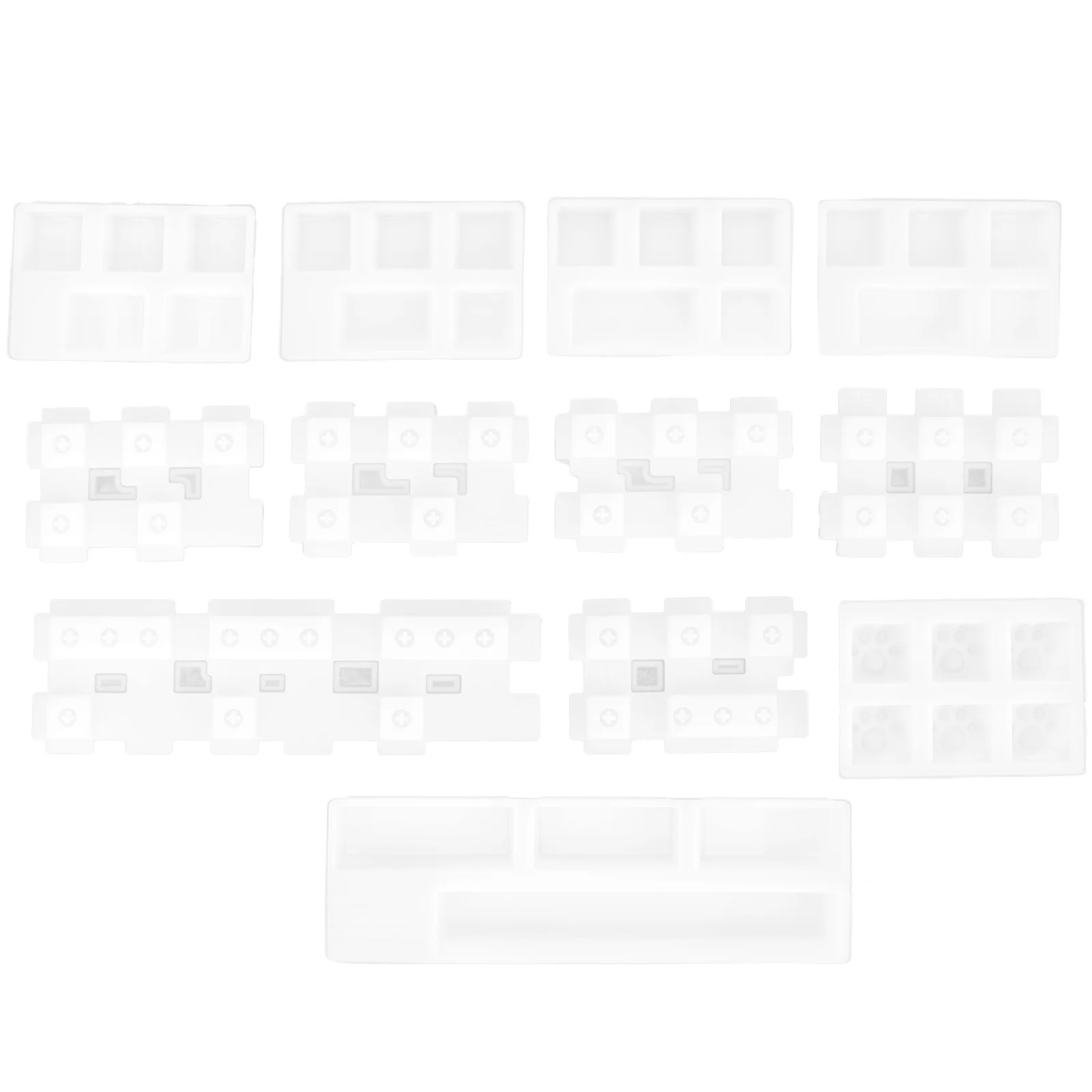 

1Set Silicone Keycaps Mold Cat Paw DIY Epoxy Resin Casting Kit Mechanical Keyboard Mold Easy Demould Keyboard DIY Craft Tool