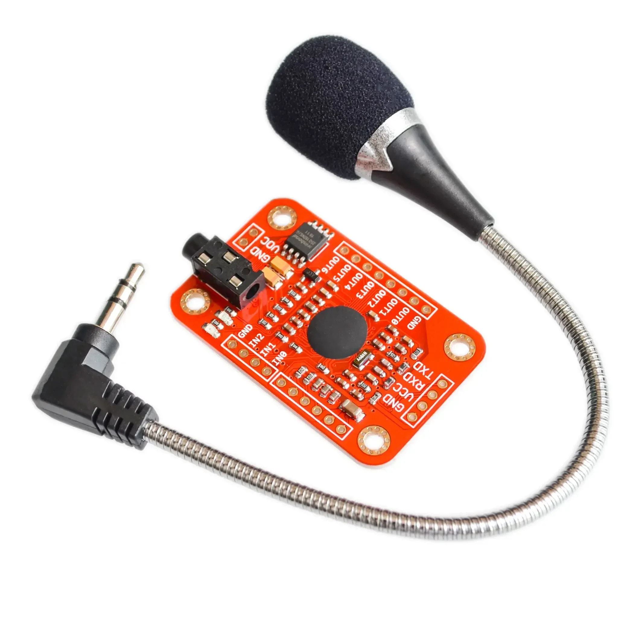 5pcs Voice Recognition Module V3 Speed Recognition compatible with Support 80 Kinds of Voice Sound Board for Arduino