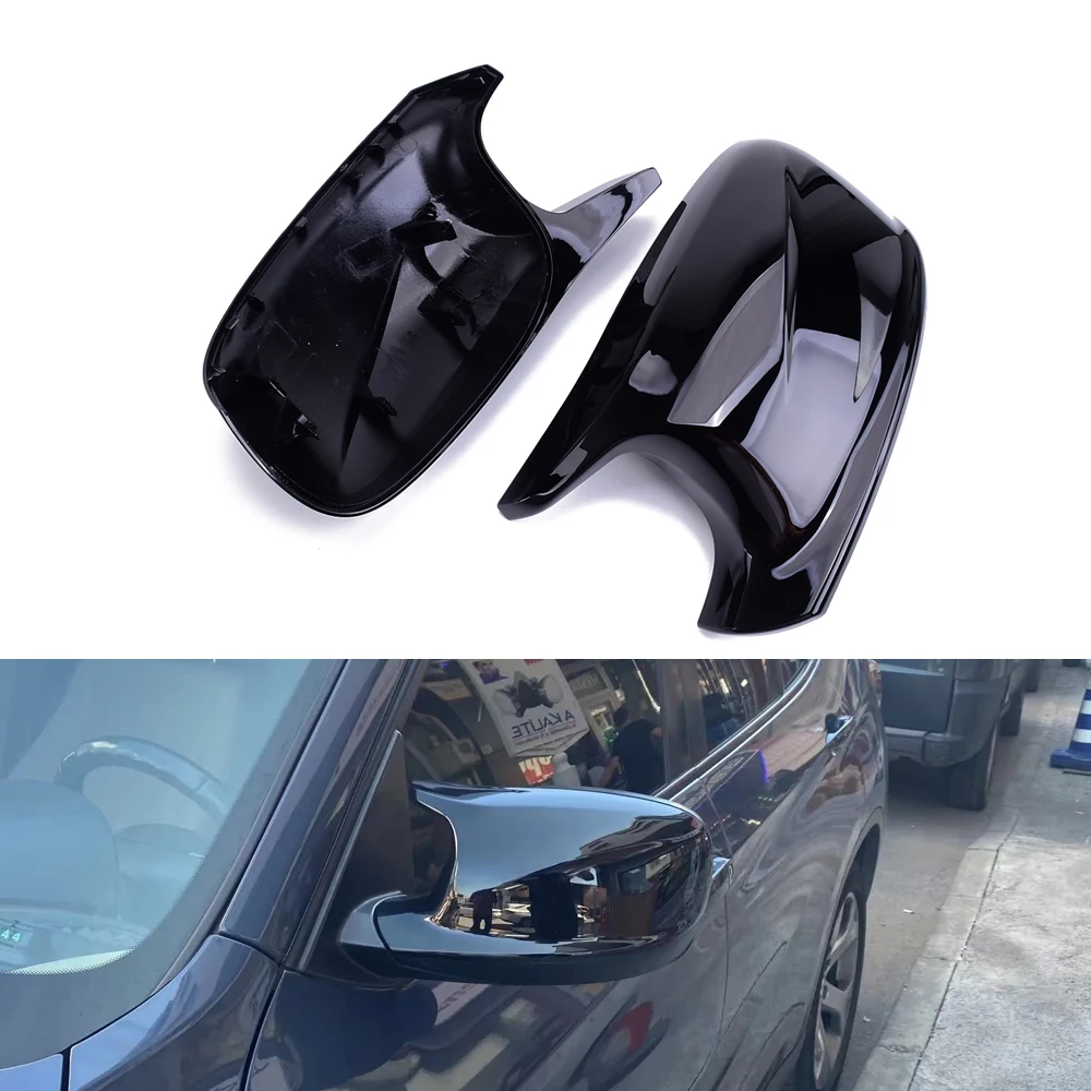 Replacement Rearview Side Mirror Covers Cap  For BMW E84 X1 2009-2013 ,F25 X3 Pre-LCI 2011-2013 Parts styling carbon fiber