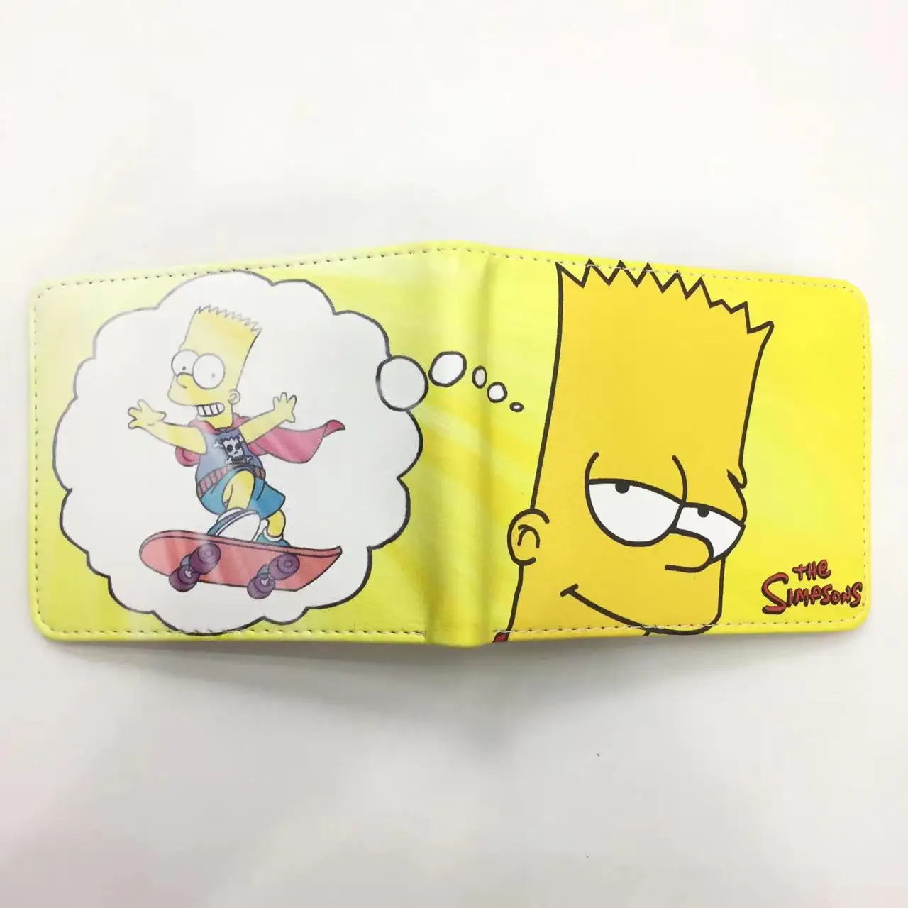 Cute Cartoon Wallet The Family Leather Purse with Card Slot for Kids Children Boys Girls