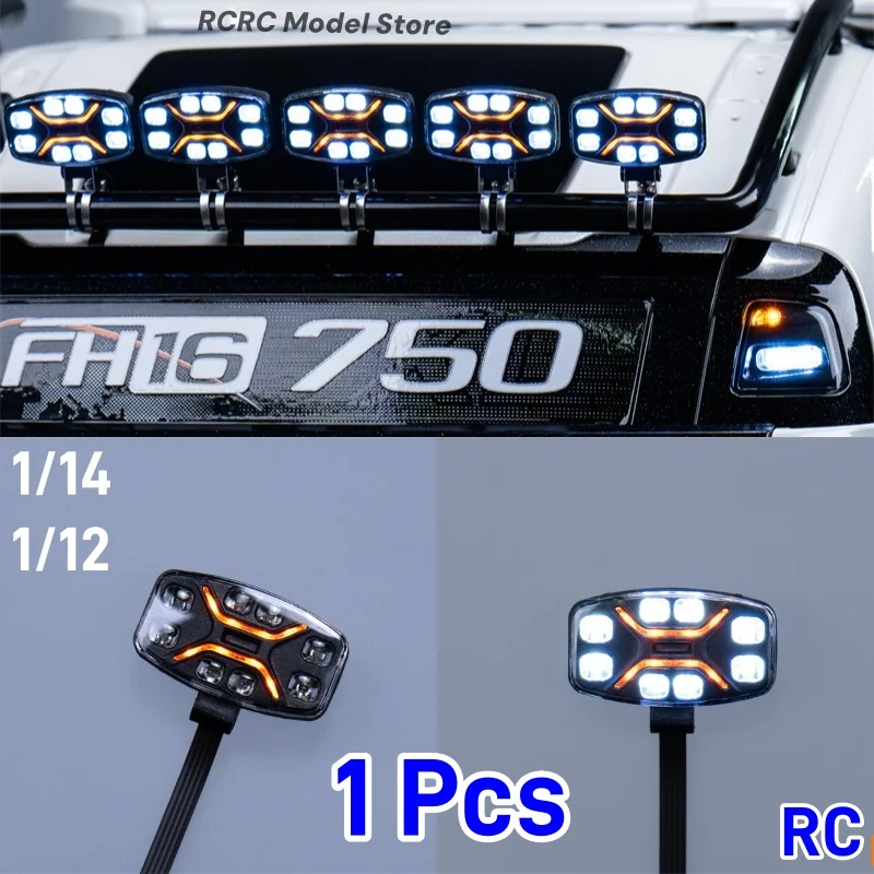 

RC Truck Crawler LED Многорежимный 5 В Прожектор на крыше для Tamiya RC 1/14 Грузовик 1/12 Гусеничный TRX4 SCX10 Запчасти Аксессуары DIY