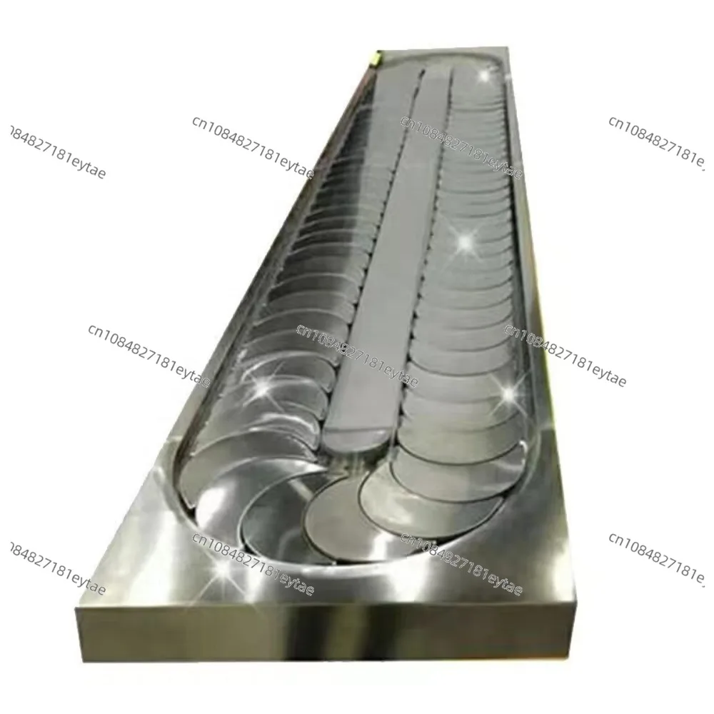 304 stainless steel rotary conveyor for food and beverage export
