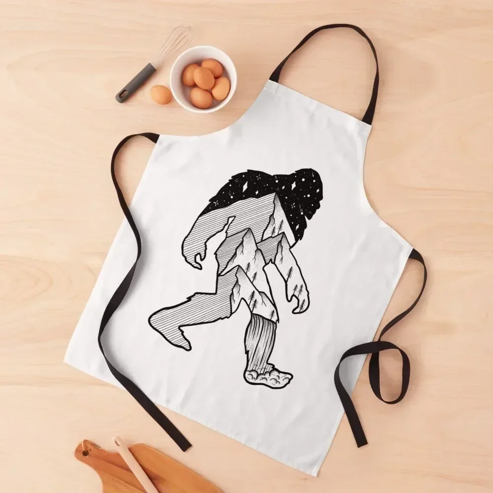 

PNW Sasquatch Apron Kitchen Front Camping Nursing professional kitchen Apron