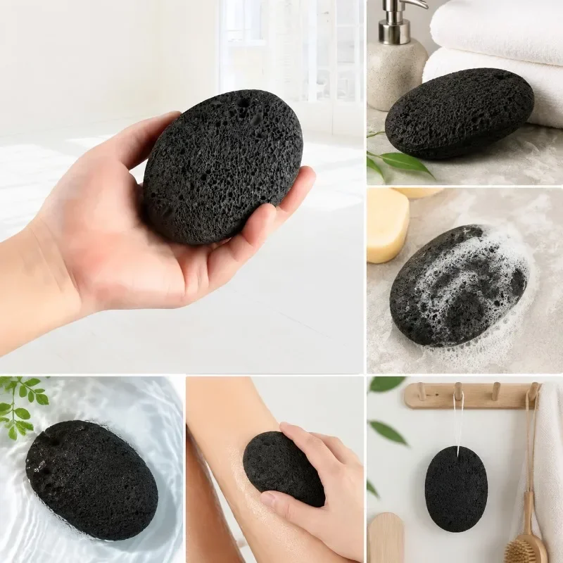 Natural Pumice Stone Exfoliator, Odorless Hand Foot File, Dead Skin Remover for Smooth Hands Feet, Ideal For Home Use