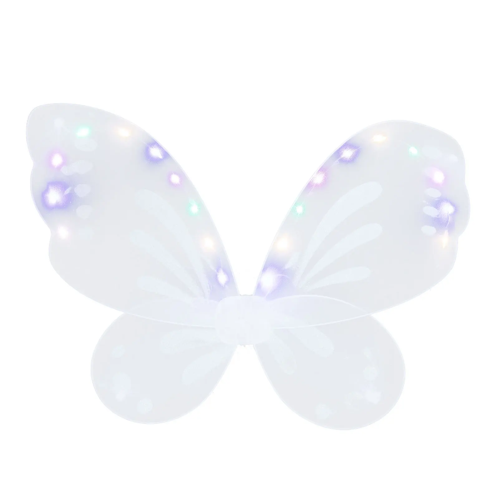 Affascinante ala di fata illuminata, ala di farfalle decorative luminose per feste in maschera, carnevale di Halloween