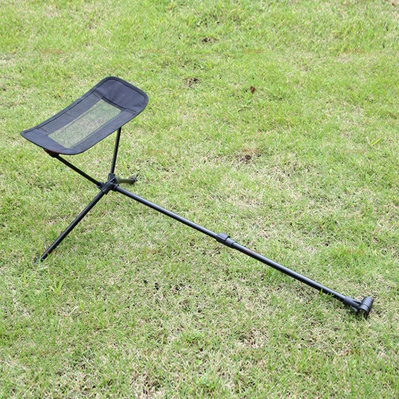 Footrest Camping Portable Outdoor Telescopic Folding Chair Footstool Collapsible BBQ Beach Fishing Travel Recliner Foot Rest