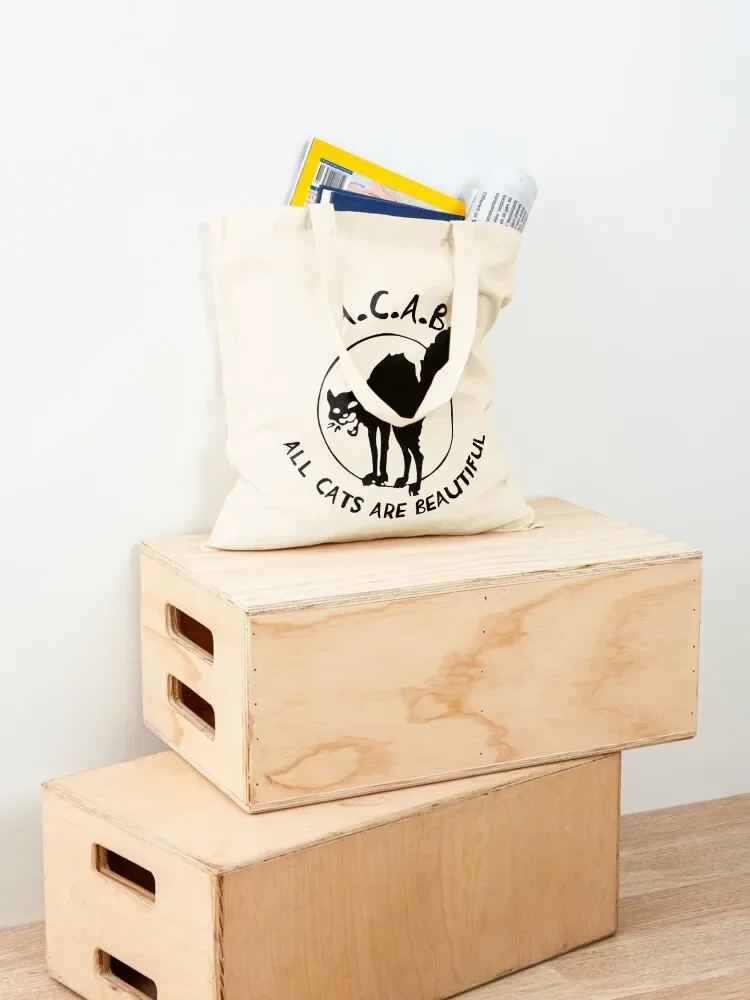 All Cats Are Beautiful - ACAB - Sabo-Tabby Tote Bag Shopper handbag bag luxury women Women's bags Custom bag