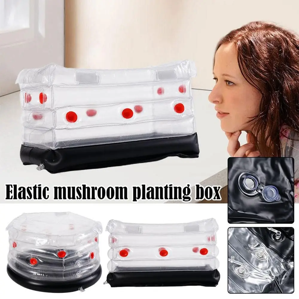 Round With Plugs Filters Mushroom Grow Bag Fresh Air Exchange Mushroom Monotub Kit Grow Bag