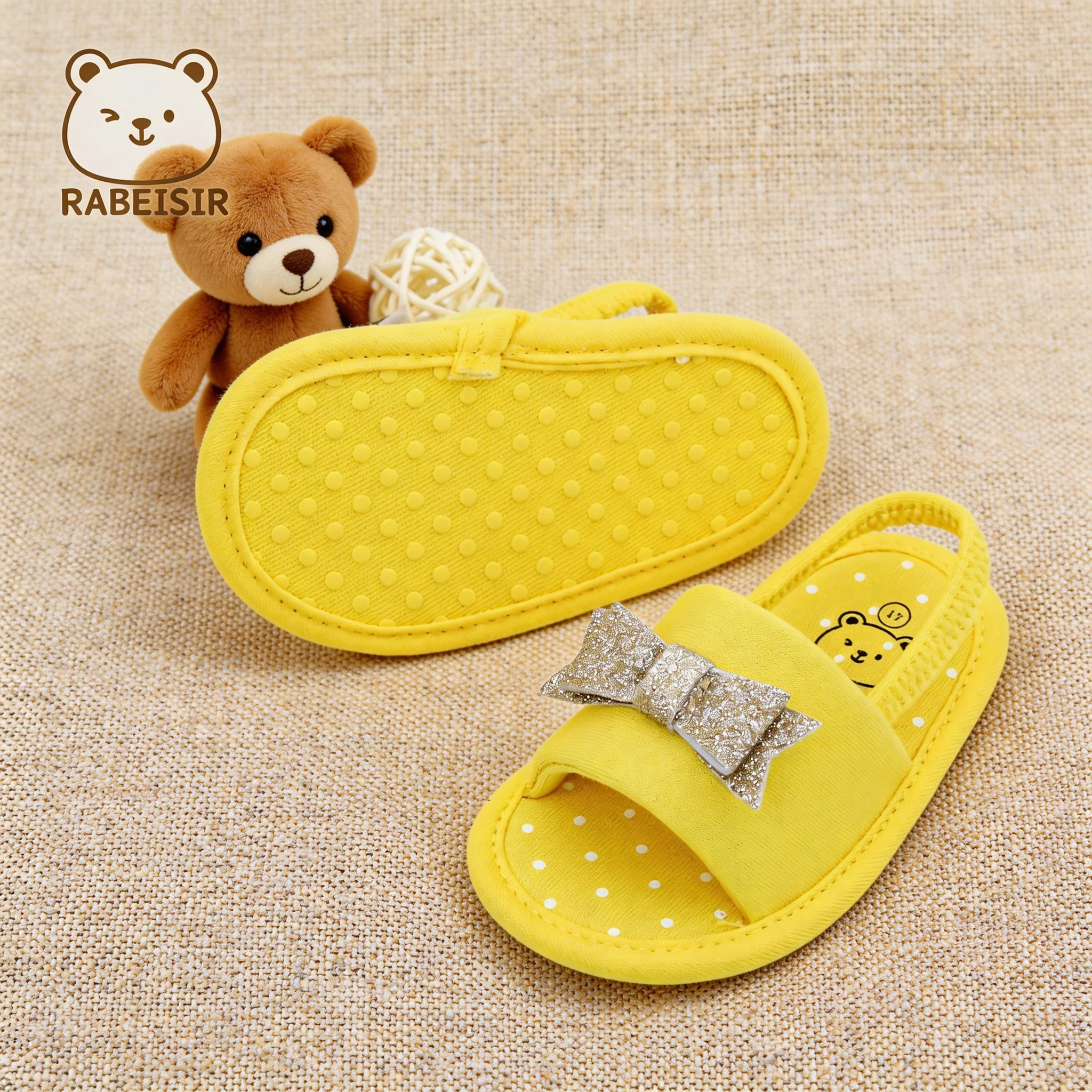 Spring and Summer Baby Sandals, Walking Shoes for Toddlers, Soft Sole, Comfortable, 0-1.5 Year Old Floor Shoes