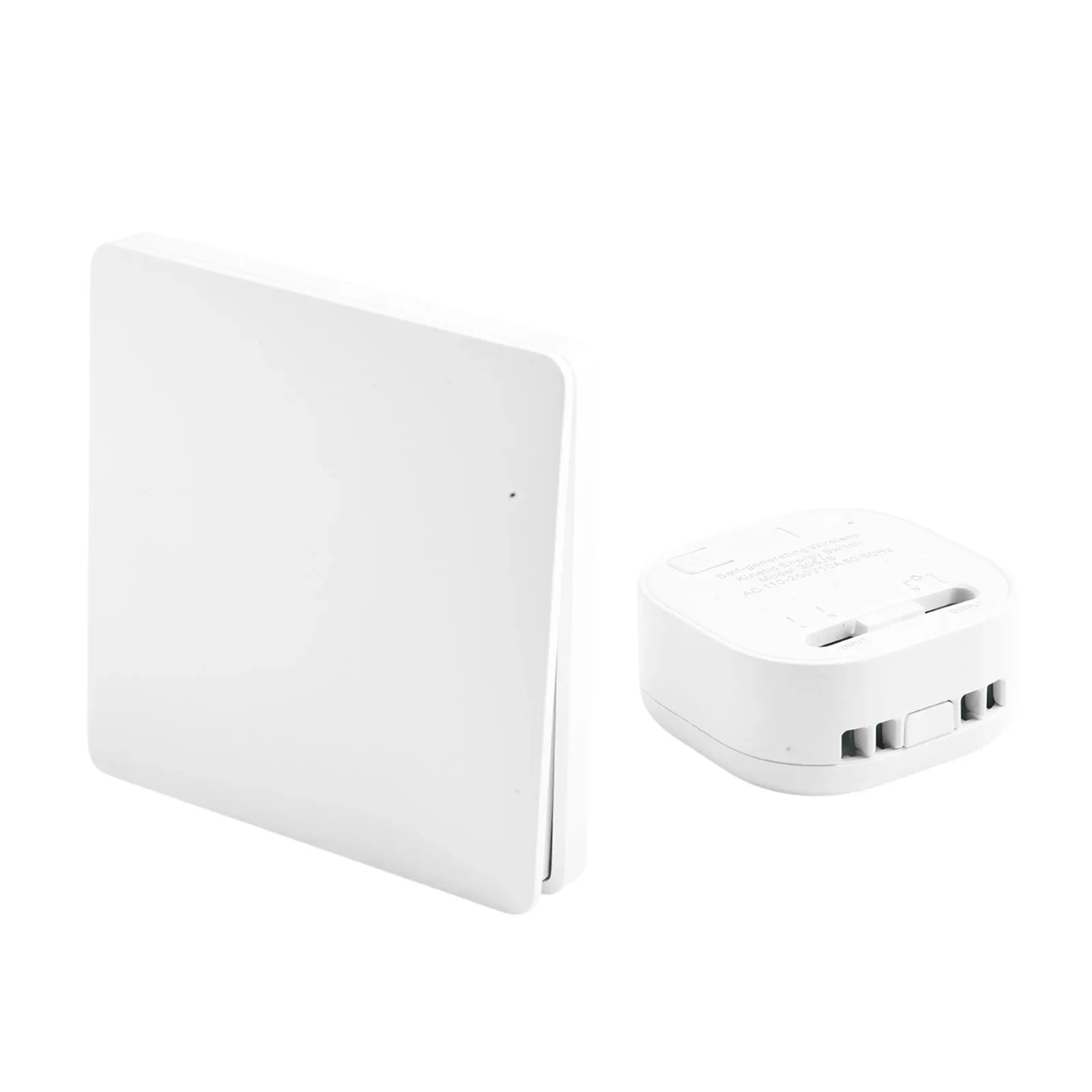 

Wall Switch Light Switch Battery-Free IP44 Waterproof Remote Control Self-Powered Wireless Household Living Room