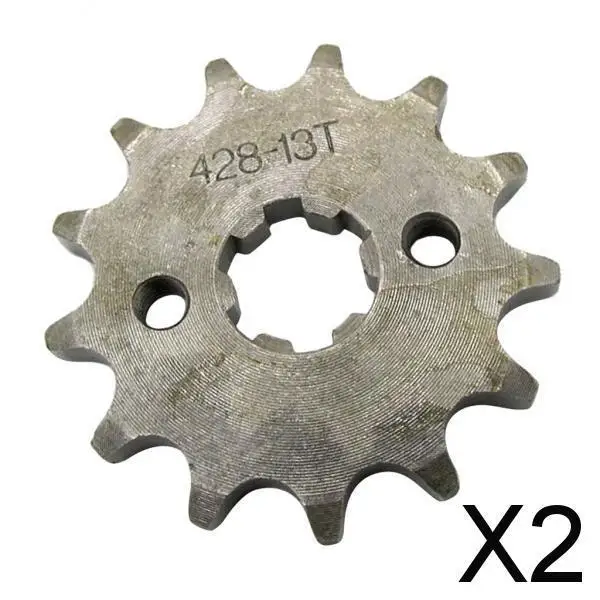 2-4pack 13T 17mm 428 Chain Front Sprocket Cog Pit Dirt Bike ATV Buggy