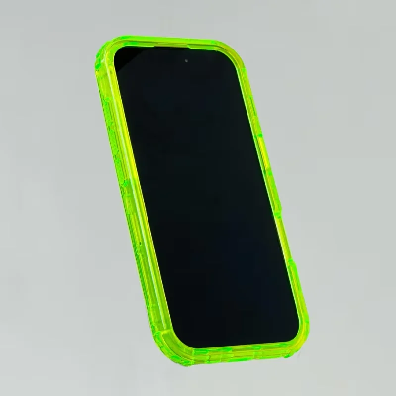 MagSafe Neon Color Bumper Shockproof Phone Case For iPhone 17 16pro max 14 15 Pro 13 11 12 Bezprzewodowe ładowanie Clear Armor Cover — zdjęcie produktu 6