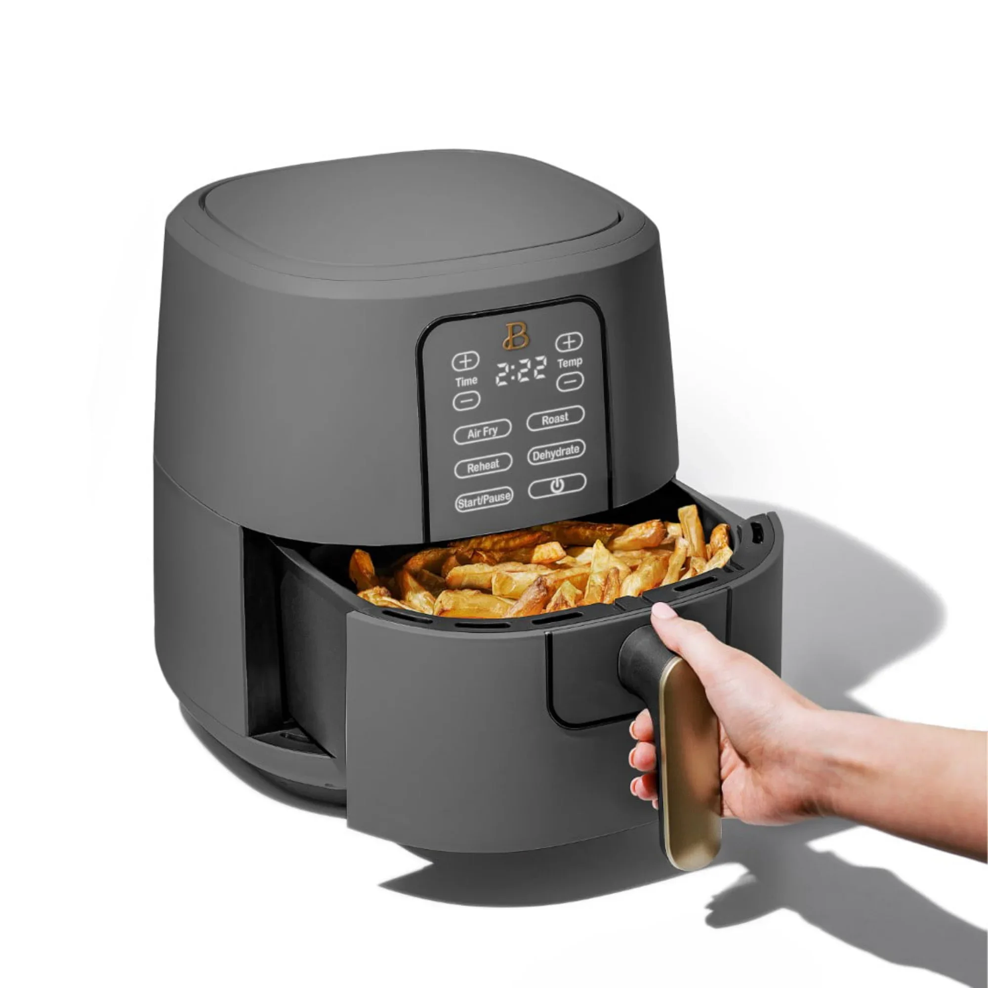 Versatile 6-Quart Touchscreen Air Fryer High-Performance Ring Heating Technology