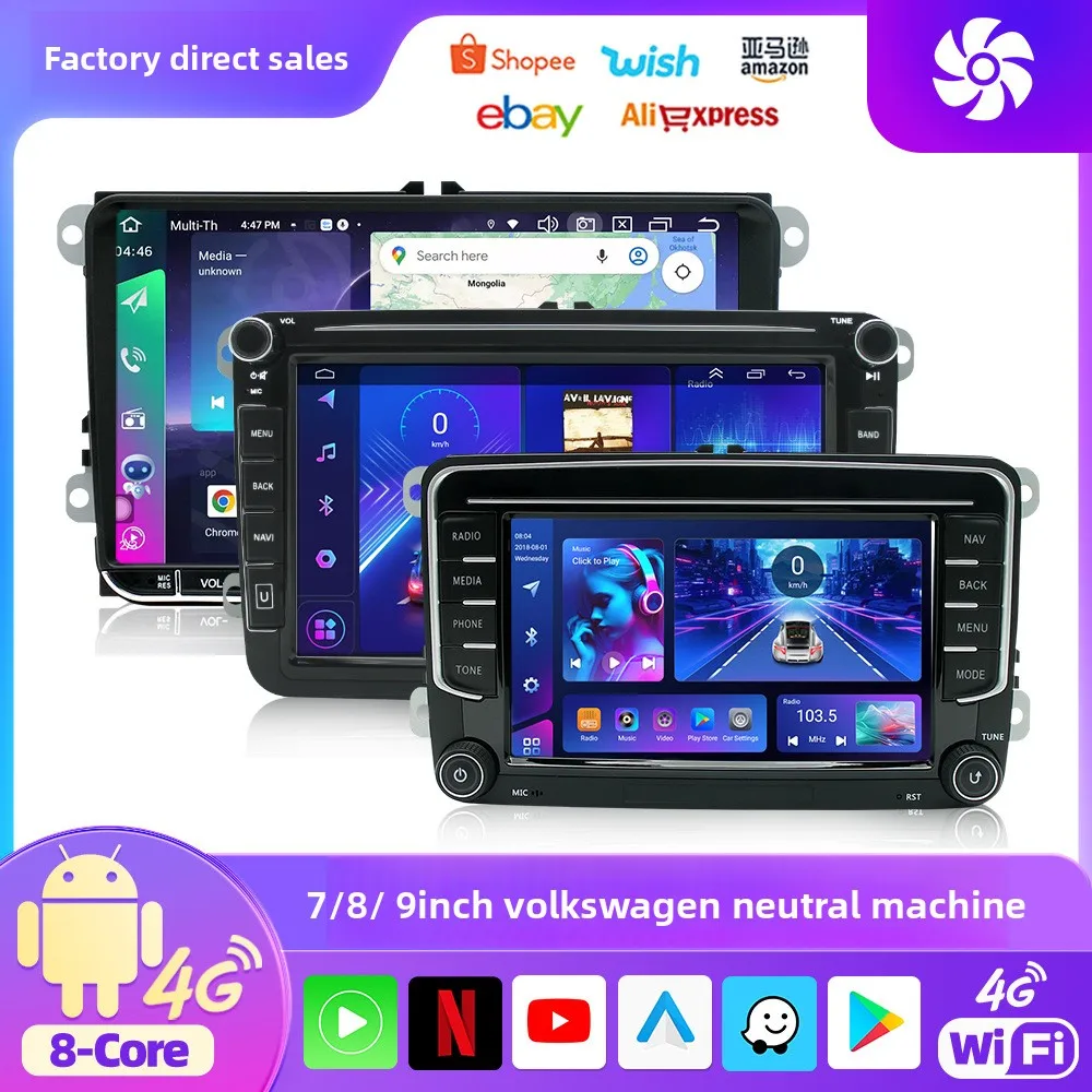 7-inch 9-inch Universal Car Navigation System Bluetooth Wireless CarPlay Reversing Image WiFi 4G OLIVER Fitment All-in-one Model